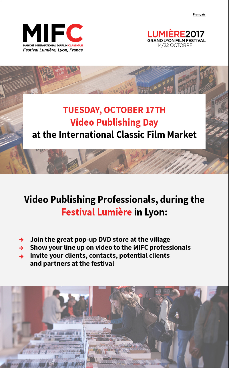 MIFC 2017 : Video Publishing Day at the International Classic Film Market