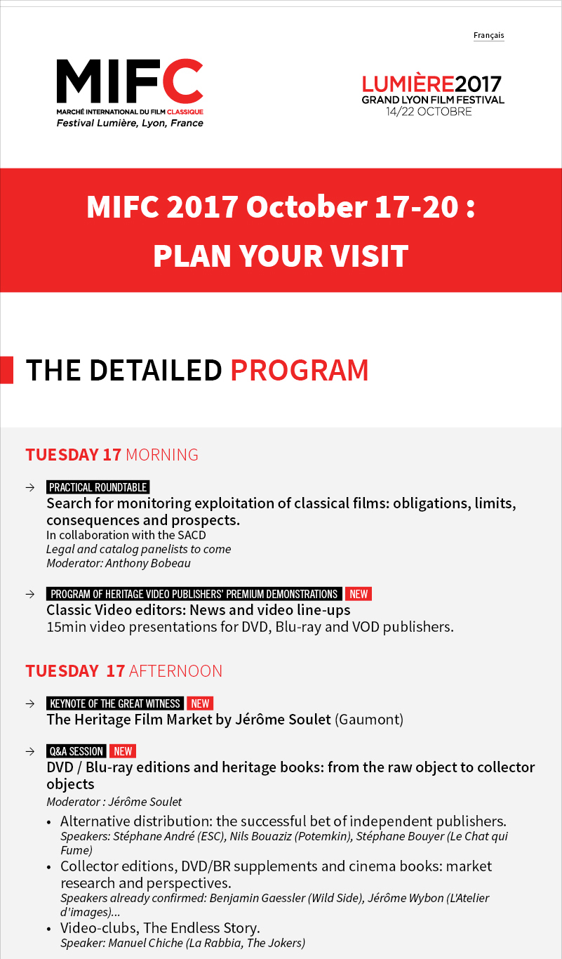 MIFC Detailed program