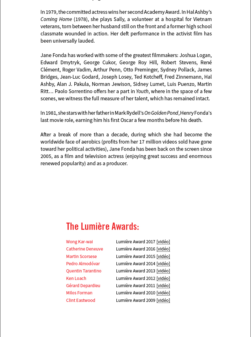 Lumire Award 2018