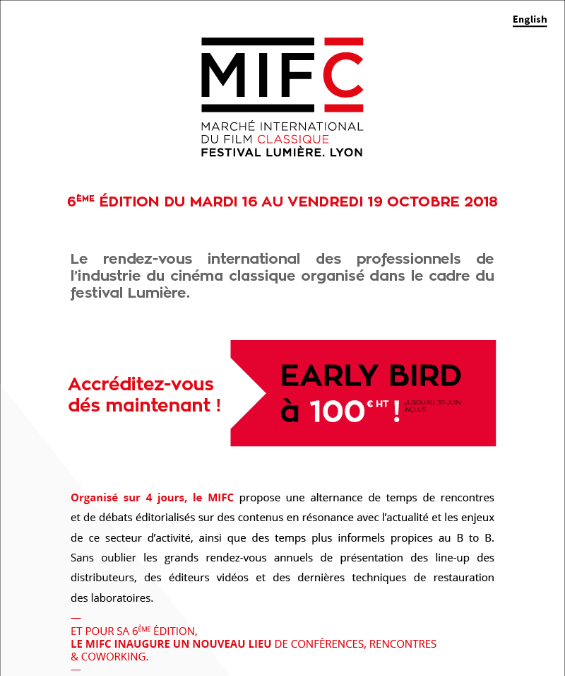 MIFC 2018: Register now / Early bird rate