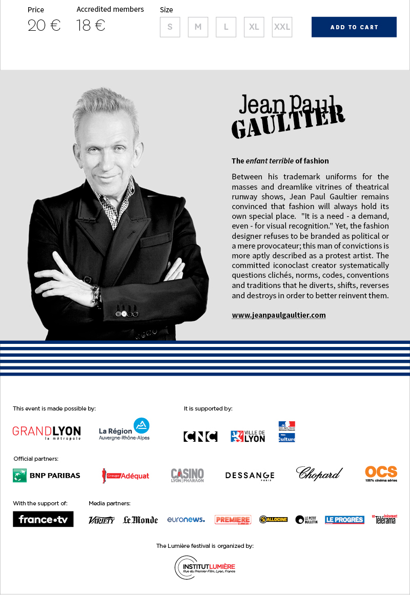 Jean Paul Gaultier pour la 10e dition