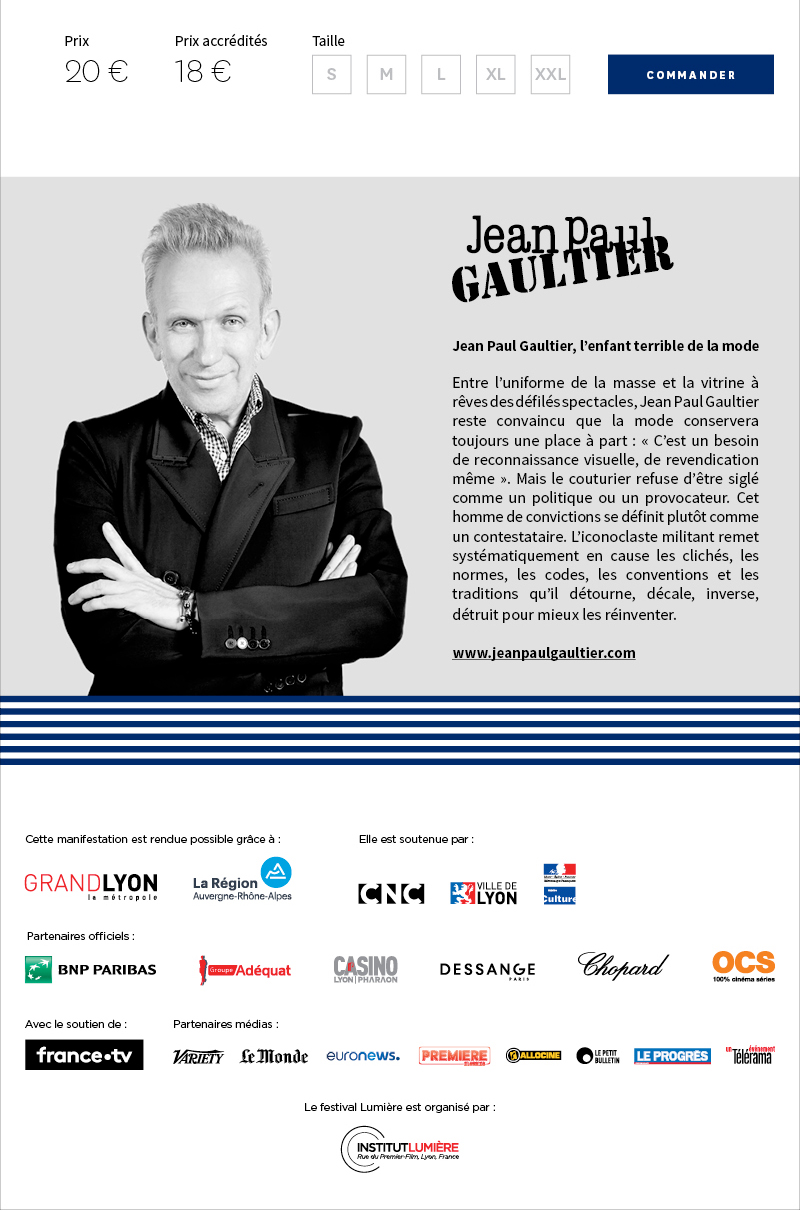 Jean Paul Gaultier pour la 10e dition