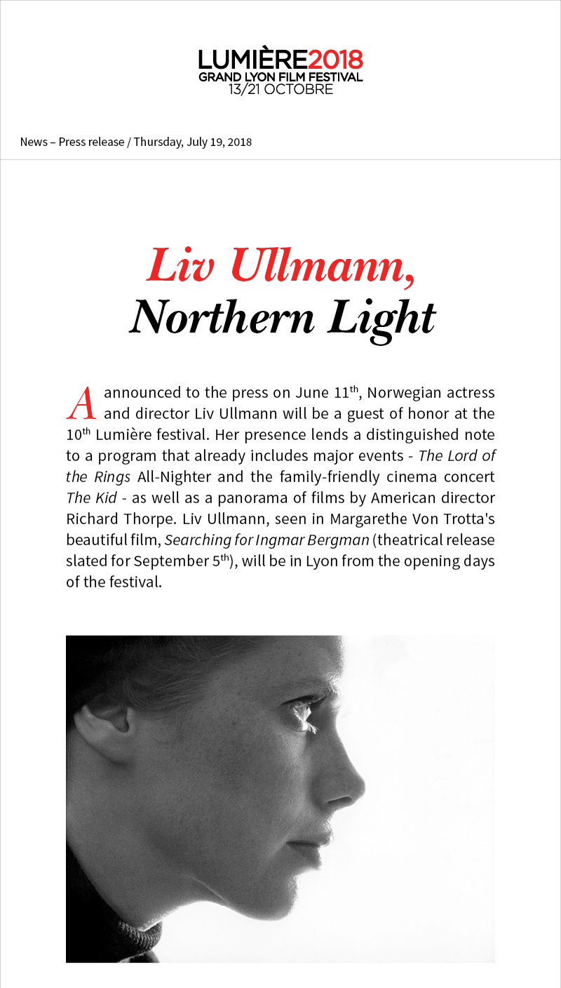 Liv Ullmann, Northern Light