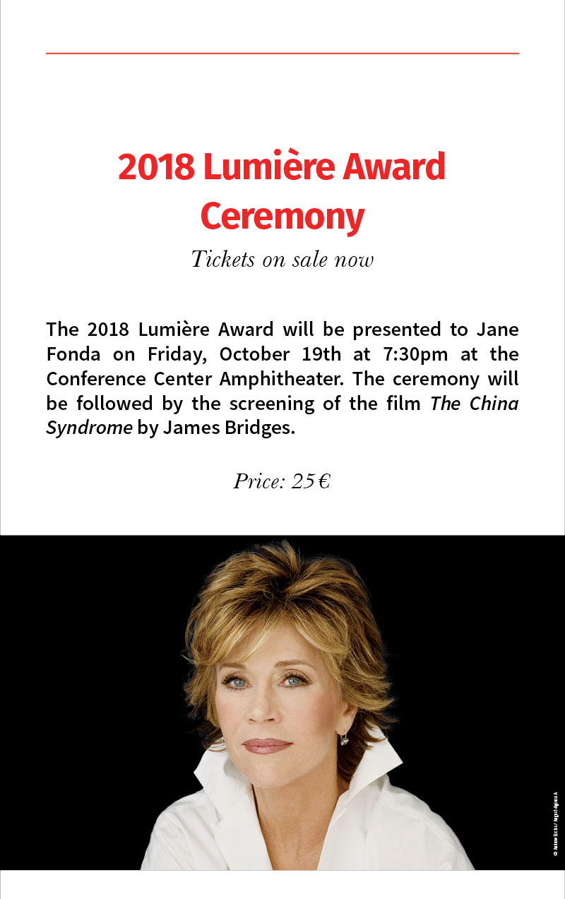 Soire de remise du 10e Prix Lumire  Jane Fonda 