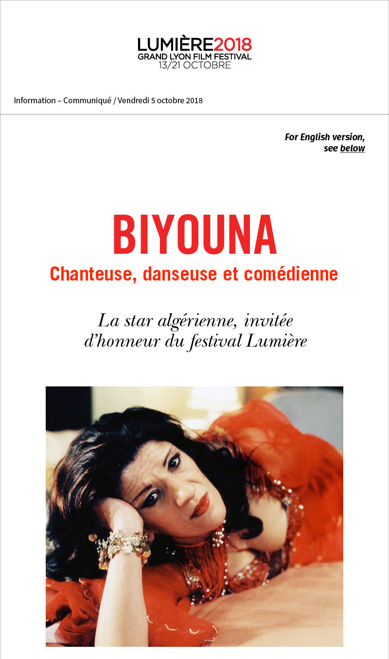 Biyouna, la star algrienne au festival Lumire