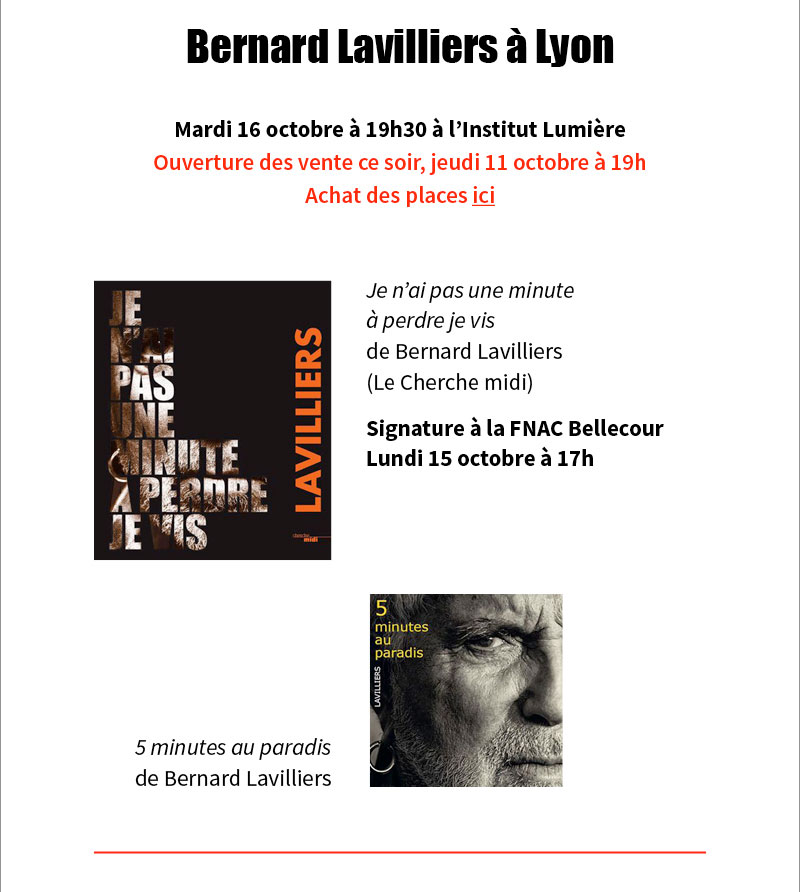 Bernard Lavilliers, une halte Rue du Premier-Film