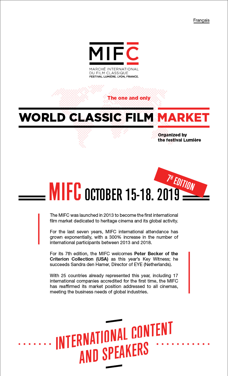 The International Classic Film Market strengthens its international scope