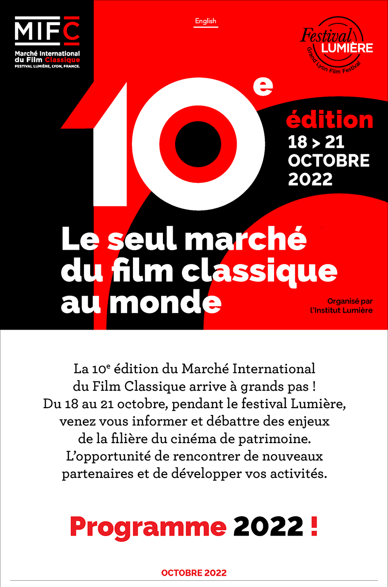 10e March International du Film Classique - le programme !