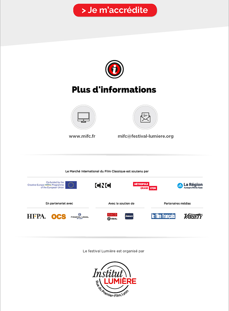 10e March International du Film Classique - le programme !