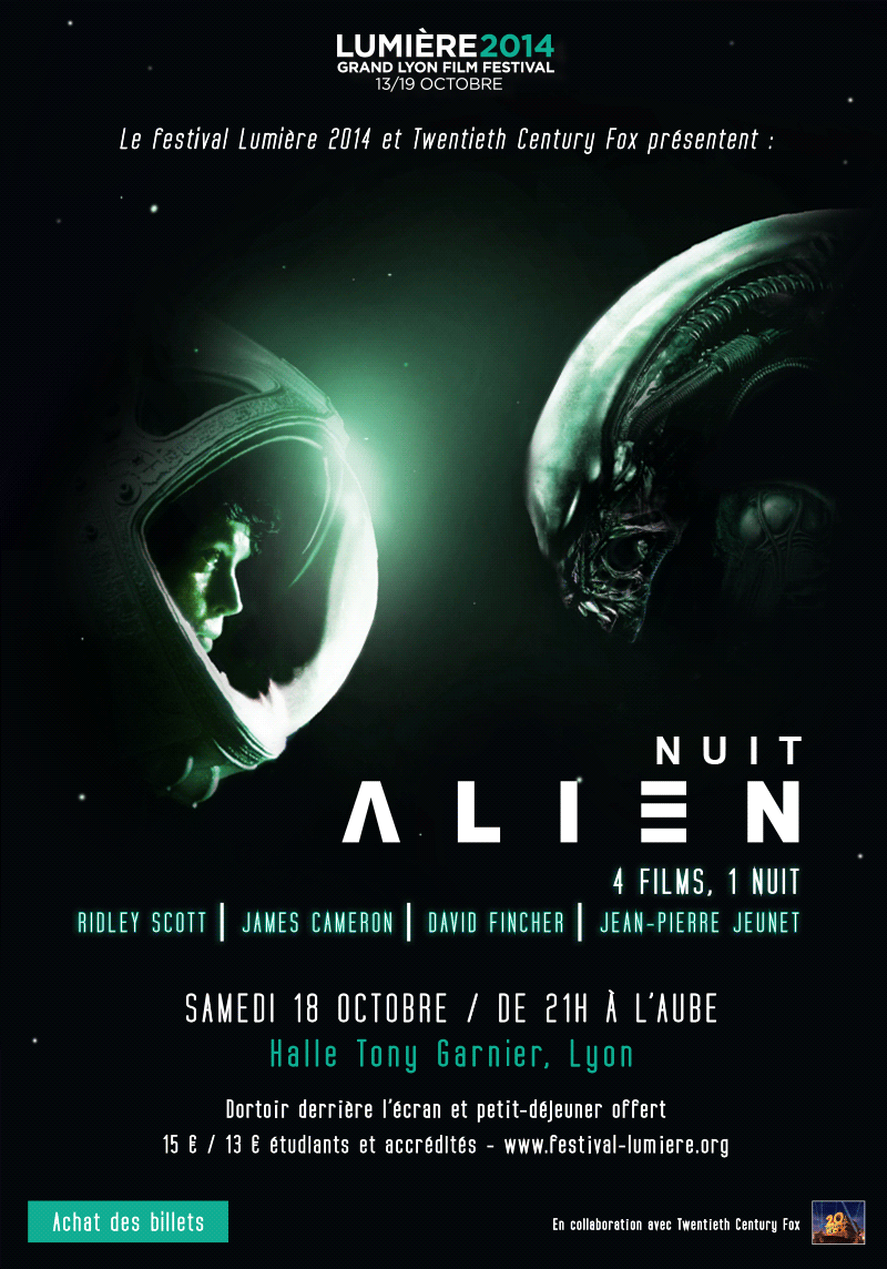 Nuit Alien  la Halle Tony Garnier, les billets sont en vente !