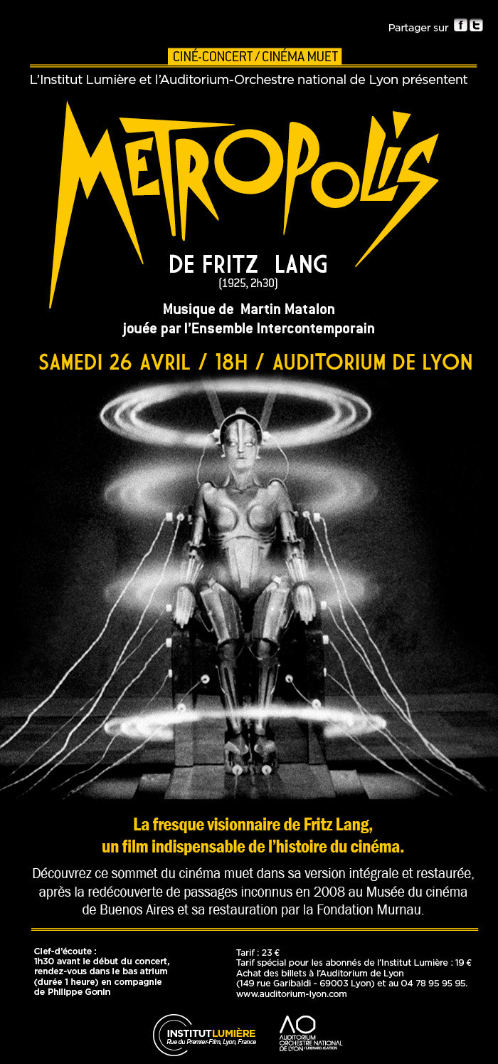 Mtropolis  l'Auditorium de Lyon