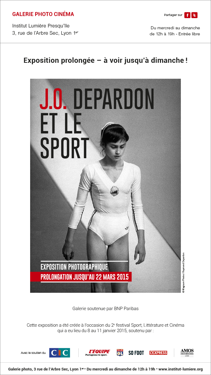 J.O. Depardon et le sport : Exposition prolonge