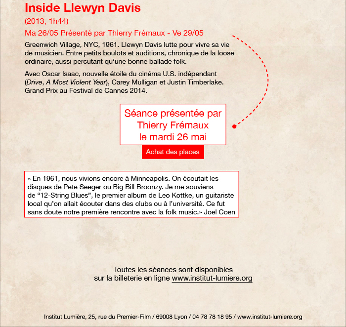 Voyage dans l'Am�rique des fr�res Coen du 12 mai au 2 juin