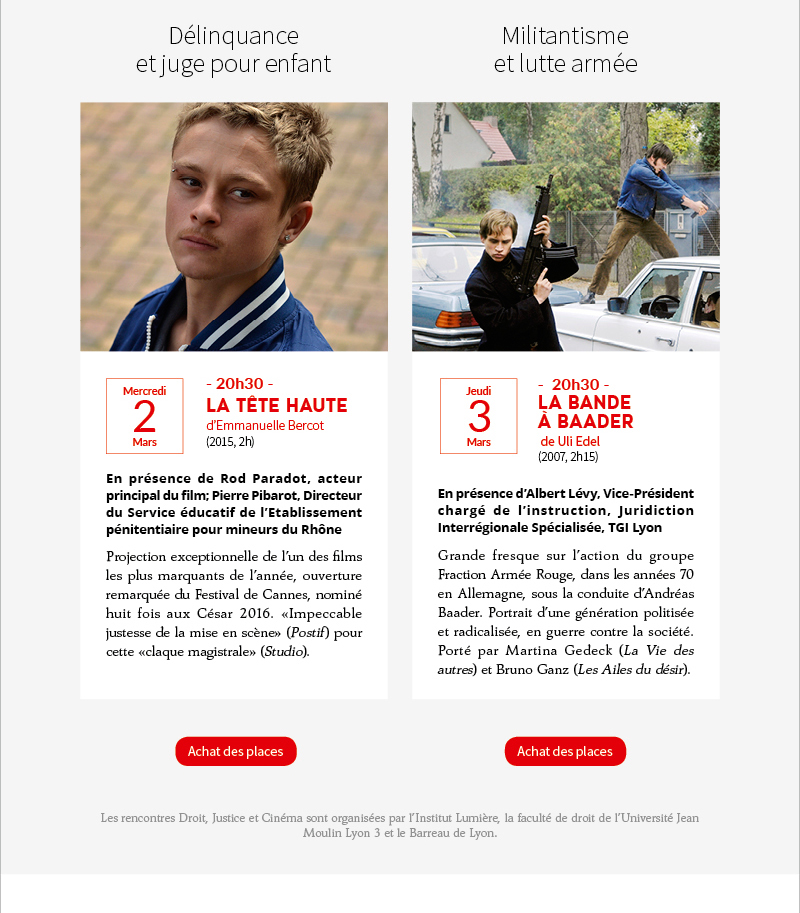 Rue du Premier-Film Hebdo / La semaine de l'Institut  Lumire