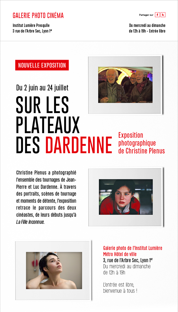 Sur les plateaux des Dardenne : l'exposition dbute aujourd'hui 