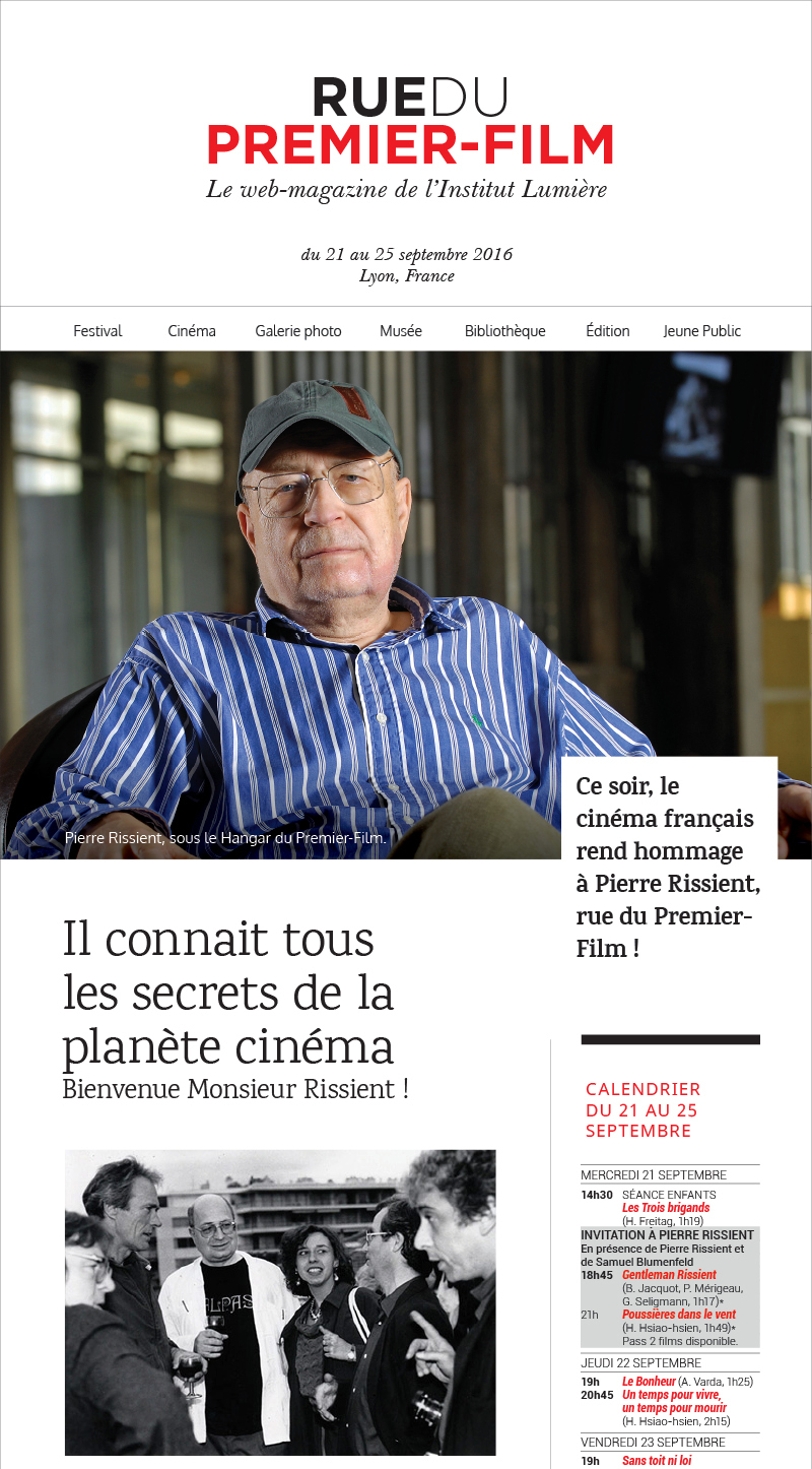 Rue du Premier-Film, le web-magazine de l'Institut Lumire