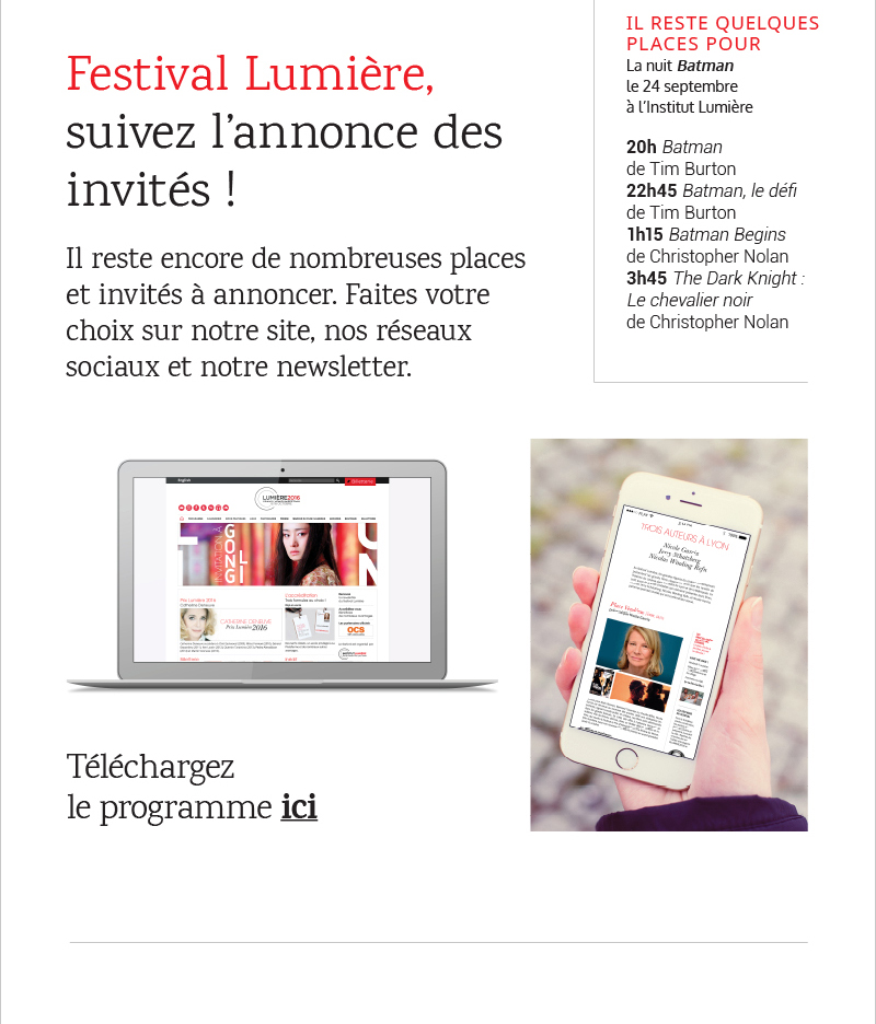 Rue du Premier-Film, le web-magazine de l'Institut Lumire