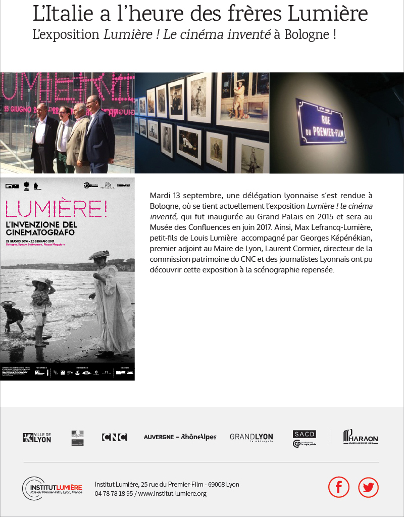 Rue du Premier-Film, le web-magazine de l'Institut Lumire