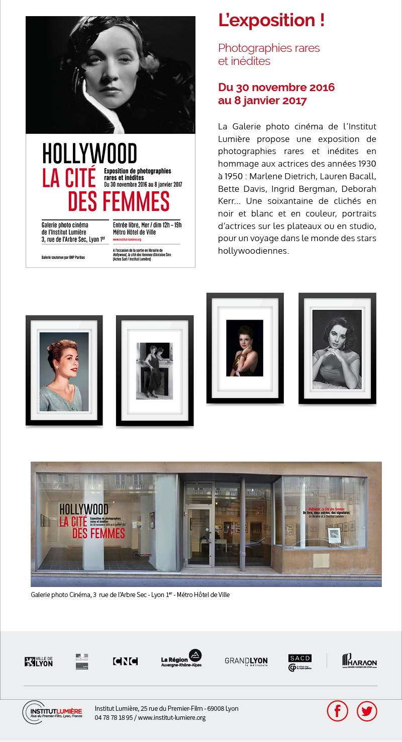 Hollywood, la cit� des femmes - Deux soir�es exceptionnelles 