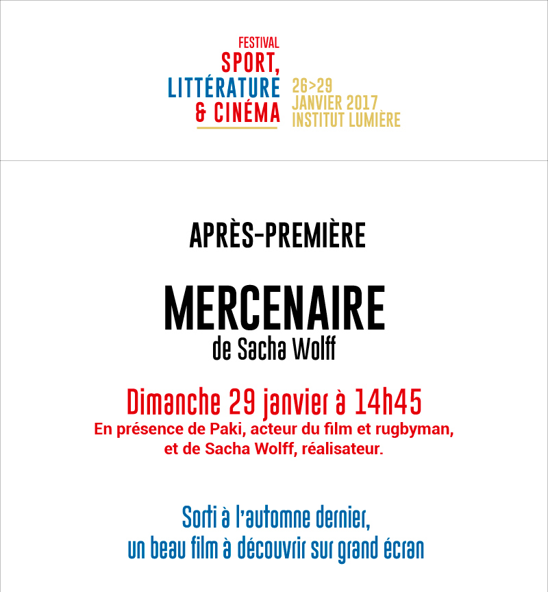 Mercenaire de Sacha Wolff en prsence de l'acteur et du ralisateur