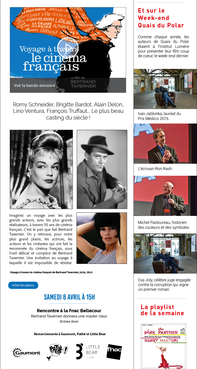 Rue du Premier-Film, le web-magazine de l'Institut Lumire