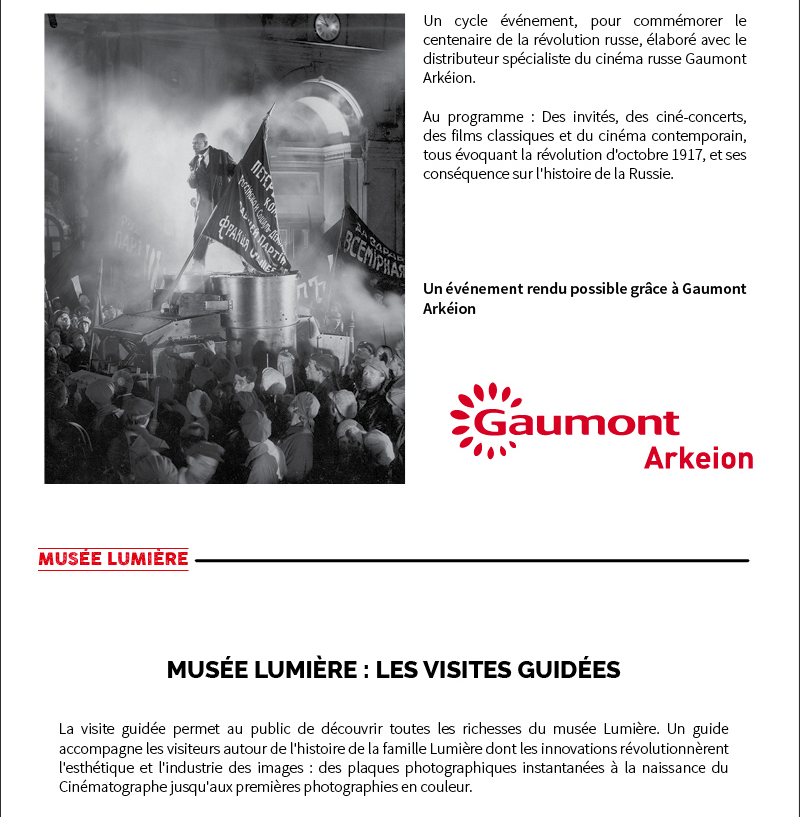 Rue du Premier-Film, le web-magazine de l'Institut Lumire