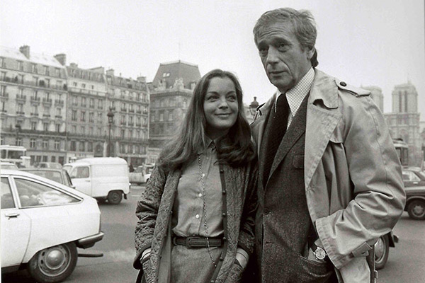 Yves Montand et Romy Schneider (1978)